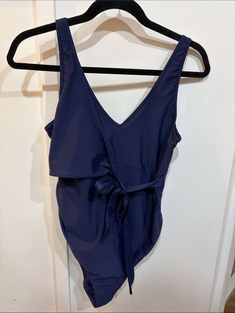 Quince Italian Wrap Maternity Swimsuit Bathing Suit